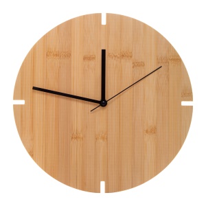 bambusové nástěnné hodiny-0