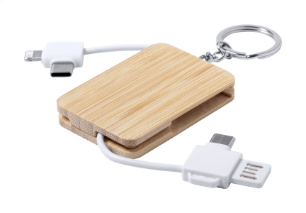 přívěšek na klíče s USB nabíjecím kabelem-0