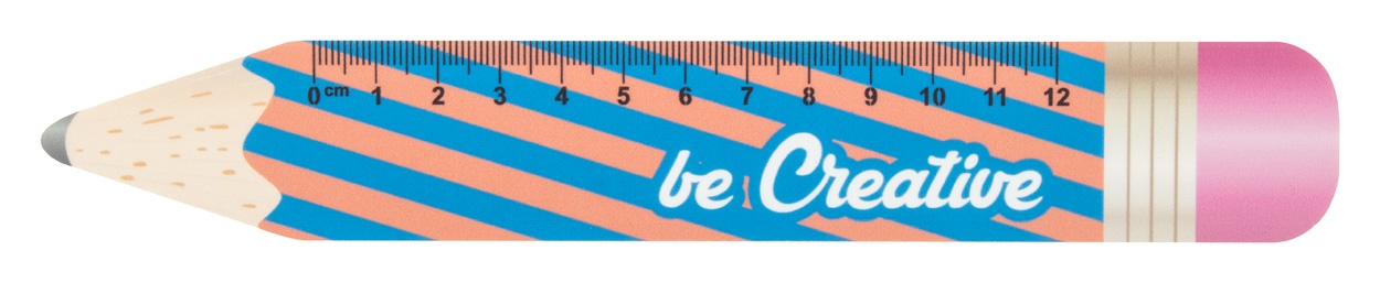 12 cm pravítko ve tvaru tužky-0