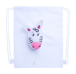 vak na stažení šňůrkou, zebra-0